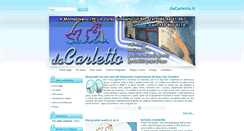 Desktop Screenshot of dacarletto.it